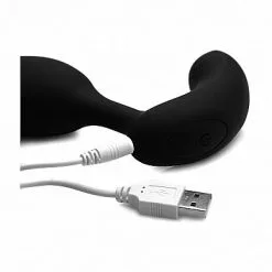 XR Brands Prostatic Play Prostaat Stimulerende Plug P-Flex - Zwart* -Buttpluggs Winkel prostaat stimulerende plug p flex zwart oplader