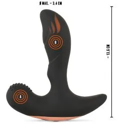 Rebel Prostaatvibrator Remote Controlled Prostate Plug - Zwart -Buttpluggs Winkel prostaatvibrator remote controlled prostate plug zwart 10