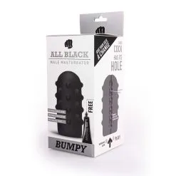 All Black Real Skin Masturbator - Bumpy* -Buttpluggs Winkel real skin masturbator bumpy verpakt
