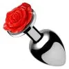 XR Brands Prostatic Play Red Rose Anal Plug S - Rood* -Buttpluggs Winkel red rose anal plug s rood 1 1
