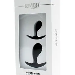 Rimba - Copenhagen Anal Plugs - Zwart* -Buttpluggs Winkel rimba copenhagen anal plugs zwart verpakking