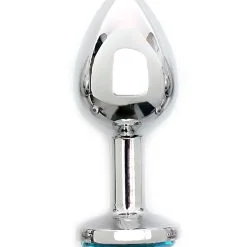 Rimba - Sofia Metalen Buttplug Met Blauwe Steen* 7 Rimba - Sofia Metalen Buttplug Met Blauwe Steen* -Buttpluggs Winkel rimba sofia metalen buttplug met blauwe steen voor