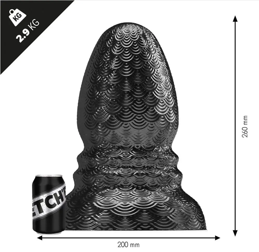 Stretch'r Buttplug Ripple XL - Zwart 3 Stretch'r Buttplug Ripple XL - Zwart