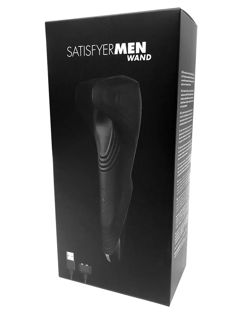 Satisfyer - Men Wand - Zwart 4 Satisfyer - Men Wand - Zwart - Afbeelding 2