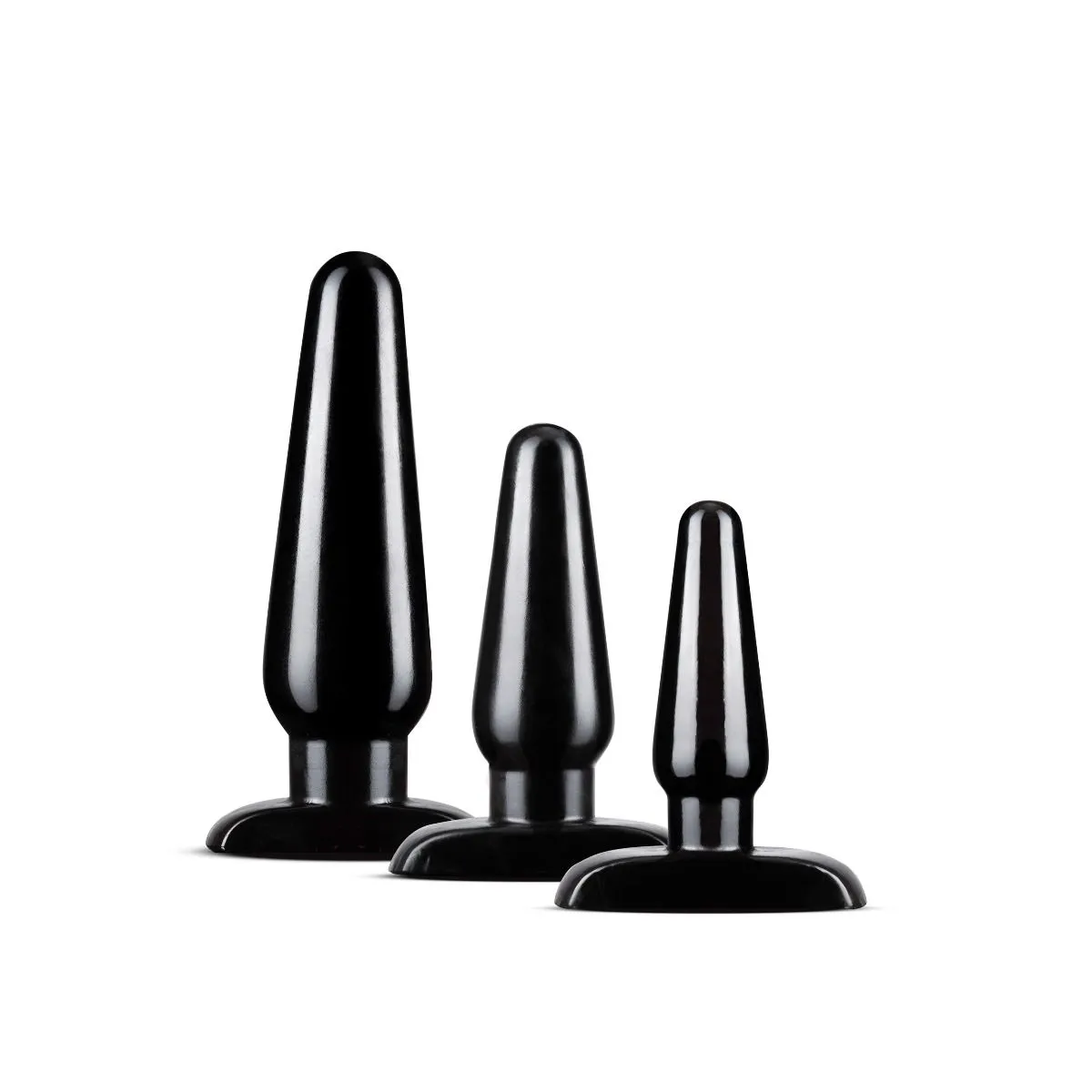 Blush Set Zwarte Buttpluggen - Anal Adventures 3 Blush Set Zwarte Buttpluggen - Anal Adventures