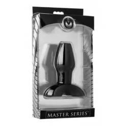 Master Series Holle Siliconen Buttplug - Invasion - Small -Buttpluggs Winkel silicone anal plug small1 600x600 2