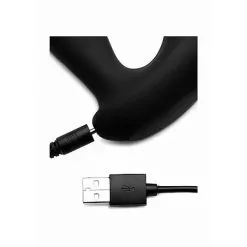 XR Brands Prostatic Play Siliconen Prostaat Stimulator - P-Milker* -Buttpluggs Winkel siliconen prostaat stimulator p milker usb