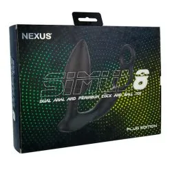 Nexus Simul8 Buttplug Met Cockring/Ballstretcher -Buttpluggs Winkel simul8 buttplug met cockring verpakking