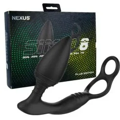 Nexus Simul8 Buttplug Met Cockring/Ballstretcher -Buttpluggs Winkel simul8 buttplug met cockring verpakking 2