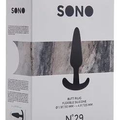Sono No. 29 Buttplug 9 Sono No. 29 Buttplug -Buttpluggs Winkel sono no. 29 buttplug zwart verpakt 2