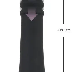 Black Velvets Stotende Anaalplug Met Zuignap - Zwart -Buttpluggs Winkel stotende anaalplug met zuignap zwart afm