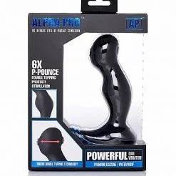 XR Brands Prostatic Play Tapping Prostaat Stimulator P-Pounce - Zwart* -Buttpluggs Winkel tapping prostaat stimulator p pounce zwart verpakking