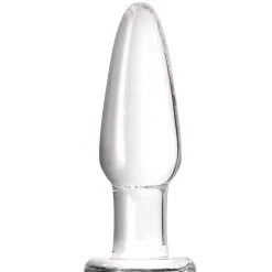 NS Novelties Taps Toelopende Buttplug Crystal Small - Transparant*