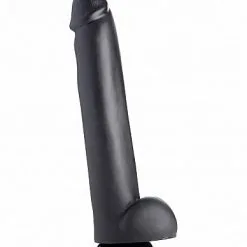 XR Brands Prostatic Play The Master Suction Cup Dildo - Zwart*