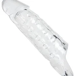 Tom Of Finland - Transparante Silicone Penissleeve - Verlengend