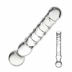 Glas Joystick Clear Glazen Dildo