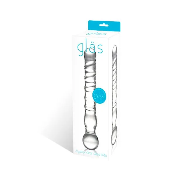 Glas Joystick Clear Glazen Dildo 4 Glas Joystick Clear Glazen Dildo - Afbeelding 2