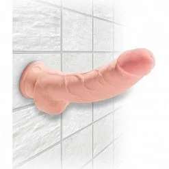 King Cock Triple Density Dildo Met Ballen 20 Cm - Huidskleur* -Buttpluggs Winkel triple density dildo met ballen 20 cm huidskleur 3