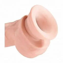 King Cock Triple Density Dildo Met Ballen 20 Cm - Huidskleur* -Buttpluggs Winkel triple density dildo met ballen 20 cm huidskleur 4