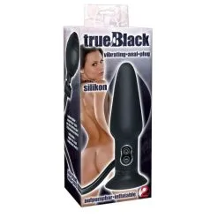 You2Toys True Black Vibrating Anal Plug 11 You2Toys True Black Vibrating Anal Plug -Buttpluggs Winkel true black vibrating anal plug verpakt