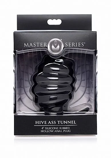 Master Series Tunnel Plug Hive Ass Geribbeld - Large* 6 Master Series Tunnel Plug Hive Ass Geribbeld - Large* - Afbeelding 4