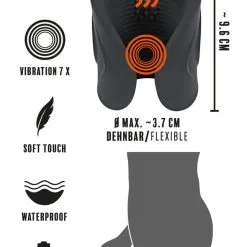 Rebel Verwarmende En Vibrerende Stroker - Zwart -Buttpluggs Winkel verwarmende en vibrerende stroker zwart afm