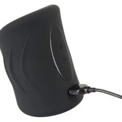 Rebel Verwarmende En Vibrerende Stroker - Zwart -Buttpluggs Winkel verwarmende en vibrerende stroker zwart usb