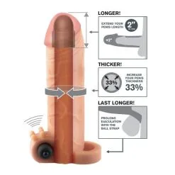 Pipedream Fantasy X-Tensions - FX Vibrating 5 Cm Extensions* -Buttpluggs Winkel vibrating real feel 2 extension3 600x600 3