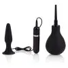 California Exotic Novelties Advanced Anal Explorer Kit -Buttpluggs Winkel vibrerende buttplug met anaaldouche