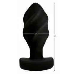 XR Brands Prostatic Play Vibrerende Buttplug The Driller* -Buttpluggs Winkel vibrerende buttplug the driller afm