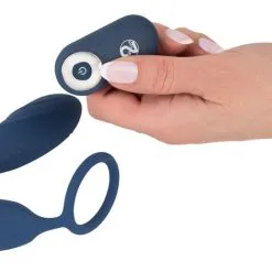 You2Toys Vibrerende Prostaat Plug Met Cockring - Blauw 16 You2Toys Vibrerende Prostaat Plug Met Cockring - Blauw -Buttpluggs Winkel vibrerende prostaat plug met cockring blauw remote