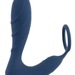 You2Toys Vibrerende Prostaat Plug Met Cockring - Blauw 19 You2Toys Vibrerende Prostaat Plug Met Cockring - Blauw -Buttpluggs Winkel vibrerende prostaat plug met cockring blauw zk