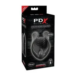 Pipedream Extreme Siliconen Masturbator Met Vibratie -Buttpluggs Winkel vibrerende siliconen masturbator pipedream verpakking