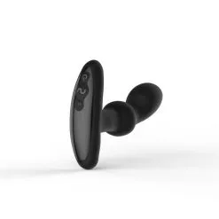 Toyz4lovers Vibrerende Buttplug Elegance - Zwart* -Buttpluggs Winkel vibrerende buttplug elegance zwart onderkant