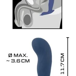 You2Toys Vibrerende Buttplug Met Afstandsbediening - Blauw* -Buttpluggs Winkel vibrerende buttplug met afstandsbediening blauw 4