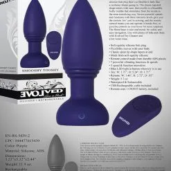 Evolved Vibrerende Buttplug Smooshy Tooshy* -Buttpluggs Winkel vibrerende buttplug smooshy tooshy achterkant