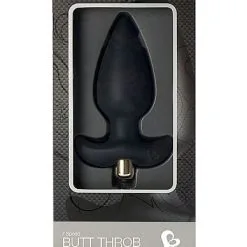 Rocks Off Vibrerende Buttplug Throb - Zwart* 5 Rocks Off Vibrerende Buttplug Throb - Zwart* -Buttpluggs Winkel vibrerende buttplug throb zwart verpakking