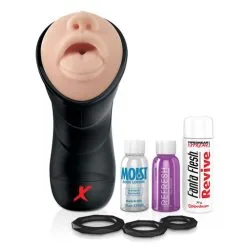 Pipedream Vibrerende Masturbator Deep Throat - Set -Buttpluggs Winkel vibrerende masturbator deep throat set01