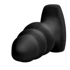 Shots Toys Vibrerende Rimming Buttplug Model L -Buttpluggs Winkel vibrerende rimming buttplug model i liggend