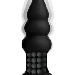 Shots Toys Vibrerende Rimming Buttplug Model L -Buttpluggs Winkel vibrerende rimming buttplug model i staand