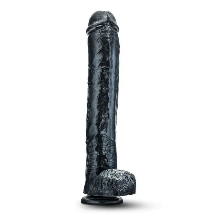Blush XXL Dildo Jet Dark Steel Carbon 35 Cm 3 Blush XXL Dildo Jet Dark Steel Carbon 35 Cm