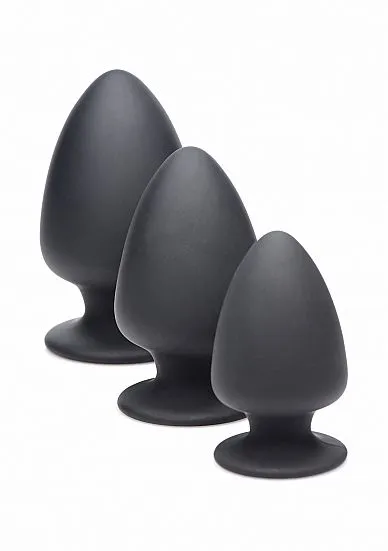 XR Brands Prostatic Play Zwarte Squeezable Buttplug - Large* 4 XR Brands Prostatic Play Zwarte Squeezable Buttplug - Large* - Afbeelding 2