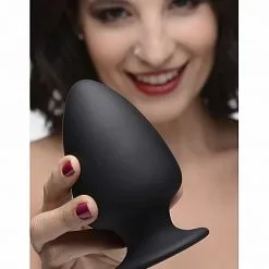 XR Brands Prostatic Play Zwarte Squeezable Buttplug - Medium* -Buttpluggs Winkel zwarte squeezable buttplug medium 5