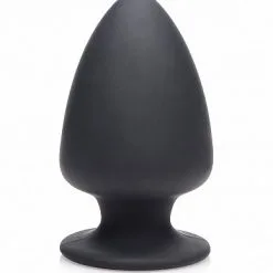 XR Brands Prostatic Play Zwarte Squeezable Buttplug - Small*