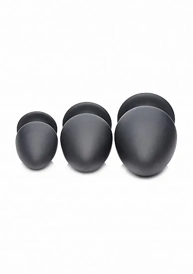 XR Brands Prostatic Play Zwarte Squeezable Buttplug - Small* 7 XR Brands Prostatic Play Zwarte Squeezable Buttplug - Small* - Afbeelding 5