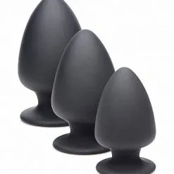 XR Brands Prostatic Play Zwarte Squeezable Buttplug - Small* 10 XR Brands Prostatic Play Zwarte Squeezable Buttplug - Small* -Buttpluggs Winkel zwarte squeezable buttplug small zij